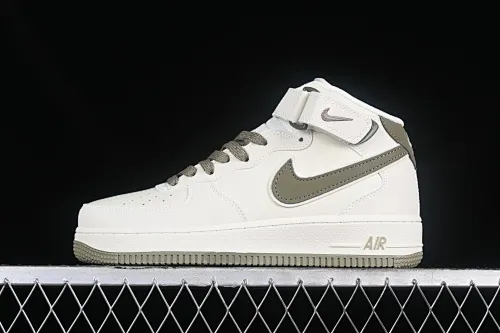 All categories Nk Air Force 1 Air Force series Nk Air Force 1 Mid Air Force mid-top Nk Air Force 1'07 Mid beige green hook Starry Air Force One mid-top casual sneakers SH0235-577
